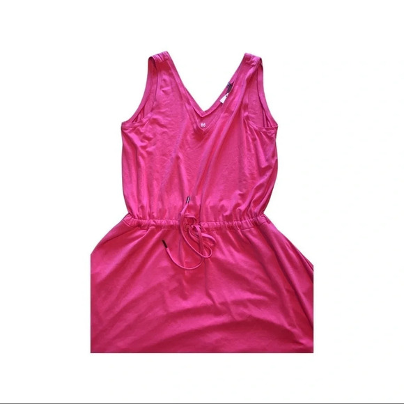 Sweaty Betty Take It Easy Drop Waist Dress Tayberry Pink Size Medium - Picture 4 of 7